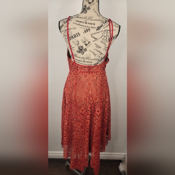 For Love And Lemons Red Lace Maxi Dress - Picture 6 of 15